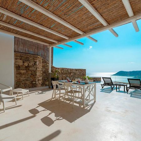 Mykonos TownElia House With Amazing View On The Beach Mykonos别墅 外观 照片